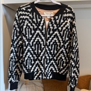 Saltwater LUXE Black and White Patterned Jacket
